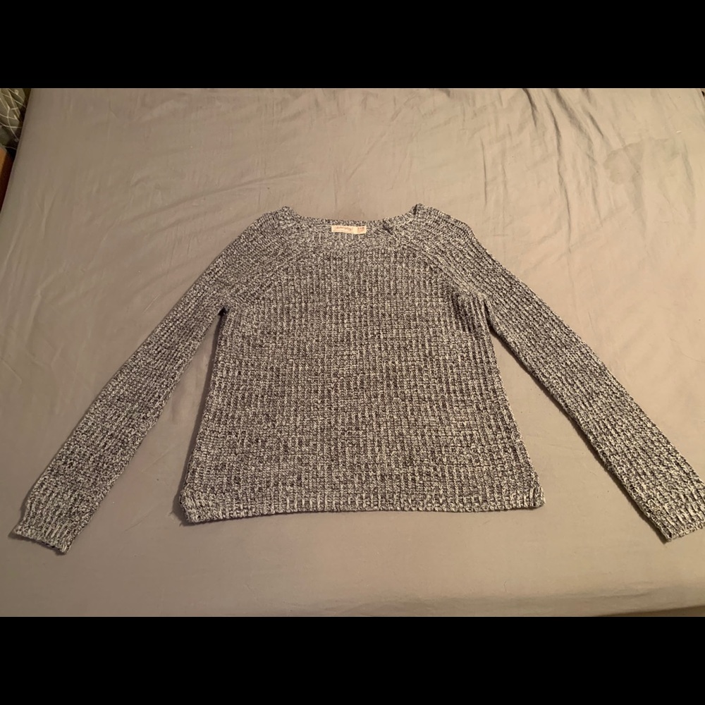 Faded Glory Grey Knitted Sweater